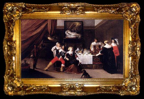 framed  Frans Francken II Genre Scene, ta009-2